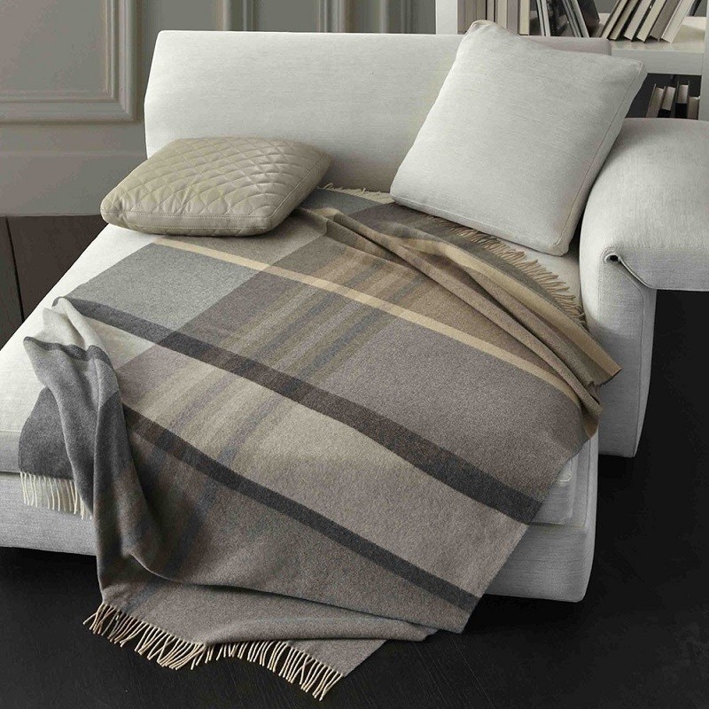 Coperta calda e soffice in misto lana per letto singolo - euroricami viterbo