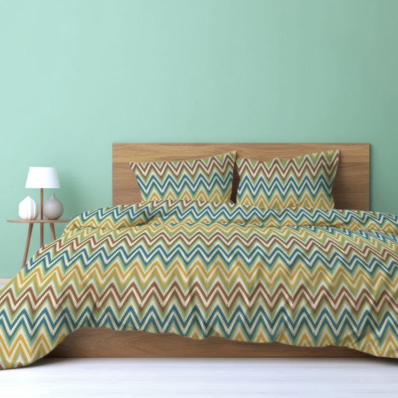 tag house zigzag blu ocra